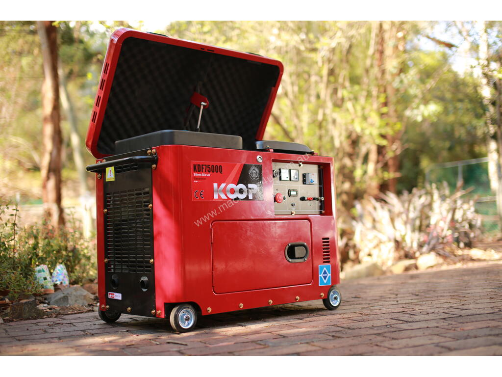 Koop 7KVA 11HP Silent Diesel Generator, Remote Start and Solar System 2