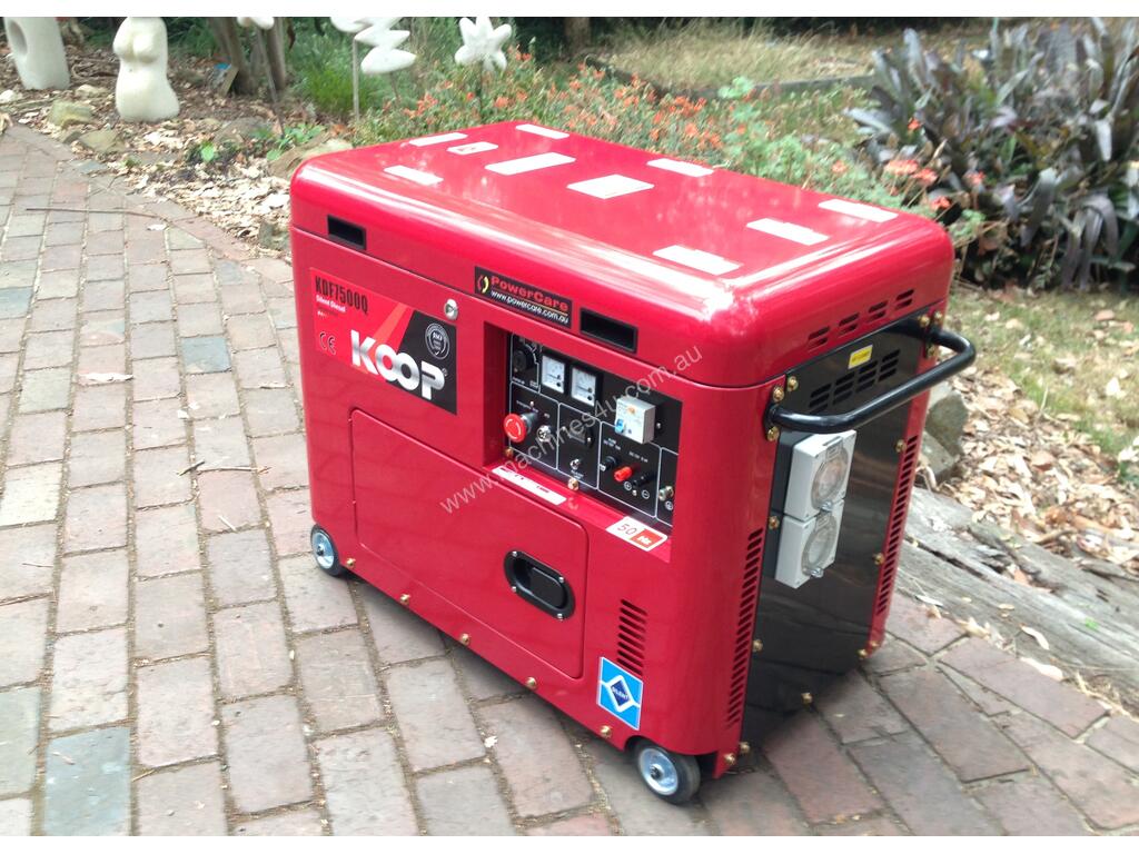 Koop 7KVA 11HP Silent Diesel Generator, Remote Start and Solar System 2