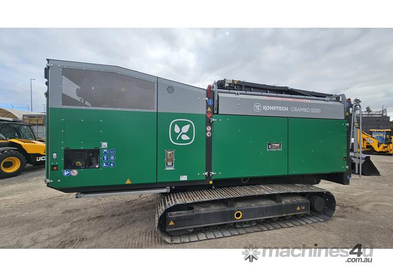 caption Komptech Crambo 5200D Direct Drive Dual Shaft Shredder *EX Demo