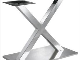 F.E.D. SL13-58-578 X-Shape Stainless Steel Table Base 720H - picture0' - Click to enlarge