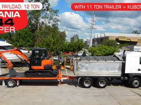 U57 / KX57 excavator +11 Ton Trailer & Scania 144 - picture0' - Click to enlarge