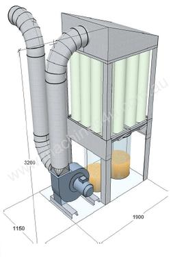 Airtight Solutions T-500 dust collector