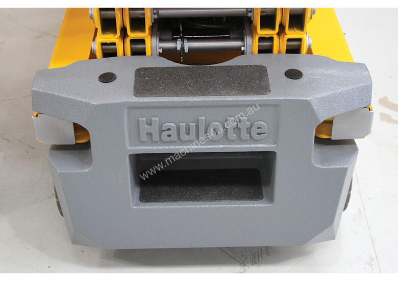 caption Haulotte 7.77 Metre Electric Scissor Lift