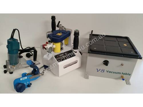Portable Contour Straight  Edgebander BR500 +Vacuum Table +Cutter + Trimmer package (postage free)