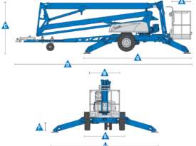 HIRE Genie 17m (50ft) trailer mounted knuckle boom - picture2' - Click to enlarge