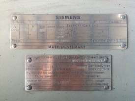 Siemens 800 KW 6000 Volt 990Rpm - picture0' - Click to enlarge