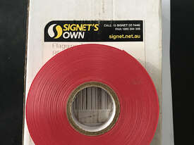 Signets Safety Tape Flagging Tape Red 11376  Pack of 10 - picture1' - Click to enlarge