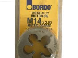 Bordo Button Die M14 x 2.00 Metric Course Metal Thread Cutting Tools - picture0' - Click to enlarge
