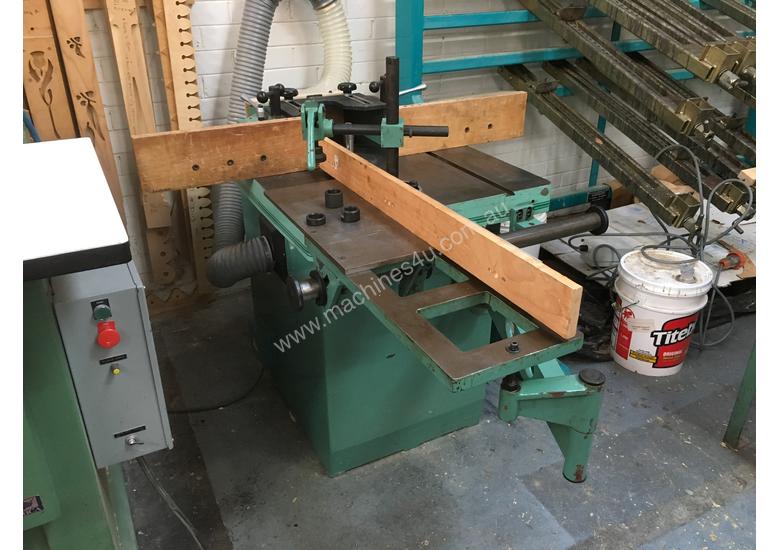 caption Spindle Moulder - Sliding Table