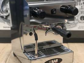 SAB MAIKA 1 GROUP BRAND NEW SEMI AUTOMATIC STAINLESS ESPRESSO COFFEE MACHINE - picture0' - Click to enlarge