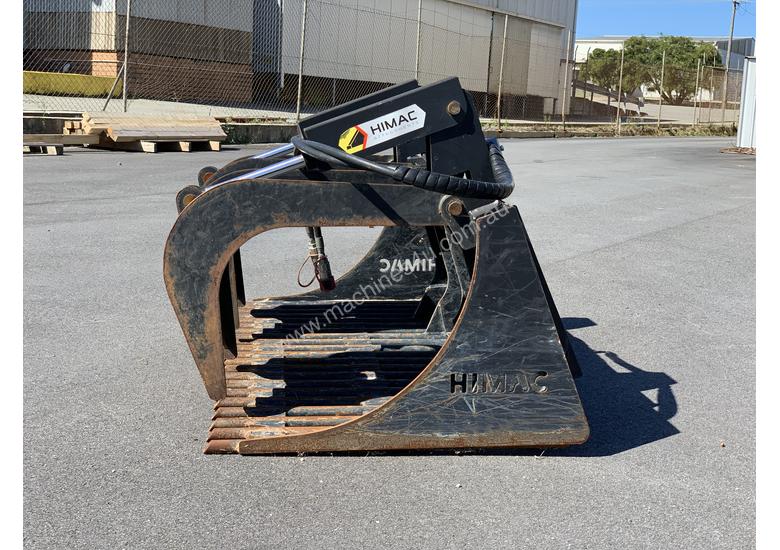 caption Skid Steer 1650mm Rock Grapple Bucket