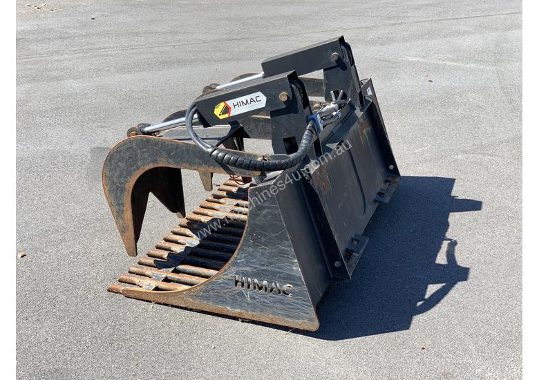 caption Skid Steer 1650mm Rock Grapple Bucket