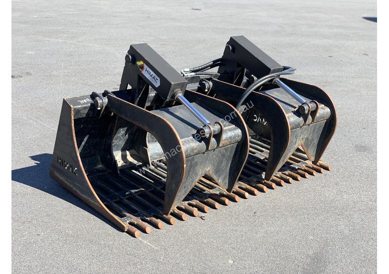 caption Skid Steer 1650mm Rock Grapple Bucket