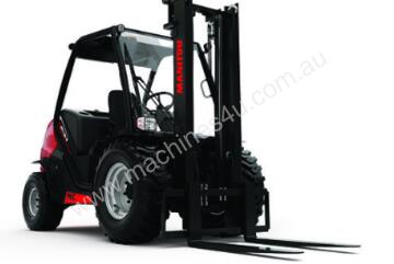 1.8tons Manitou rough terrain forklift with triplex free-lift container mast