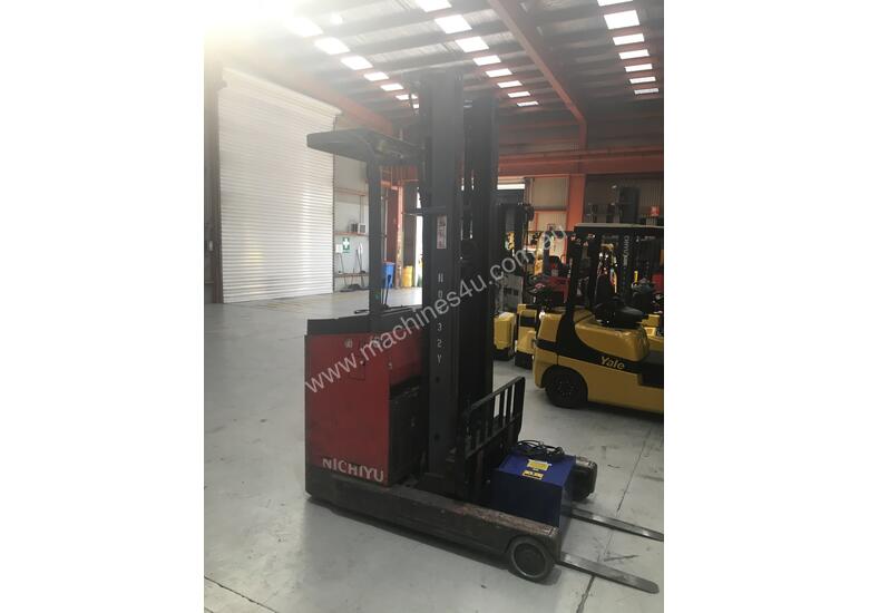 Used Nichiyu 0 55t Battery Electric Reach Stand Up Forklift Walk Behind Reach Trucks In Listed On Machines4u