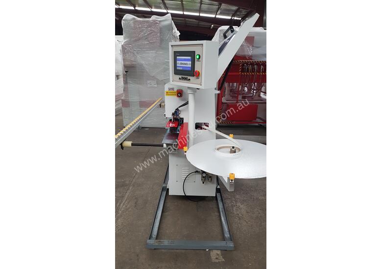 caption USED RHINO R4000S COMPACT HOT MELT EDGEBANDER *AVAIL NOW*