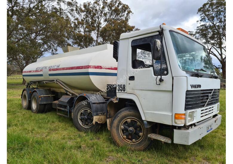 caption Volvo Bogie Drive Twin Steer Water Truck
