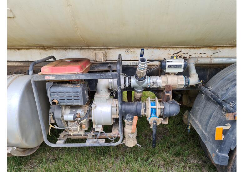 caption Volvo Bogie Drive Twin Steer Water Truck