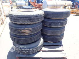 8 X 8.25R15 TYRES & RIMS (1 X UNUSED) - picture0' - Click to enlarge