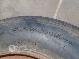 8 X 8.25R15 TYRES & RIMS (1 X UNUSED) - picture1' - Click to enlarge