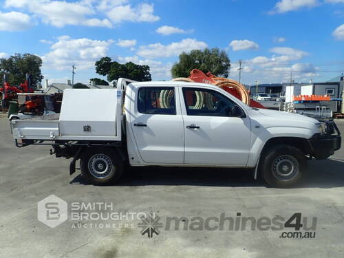 2013 VOLKSWAGEN AMAROK 4X4 DUAL CAB TRAY BACK UTE