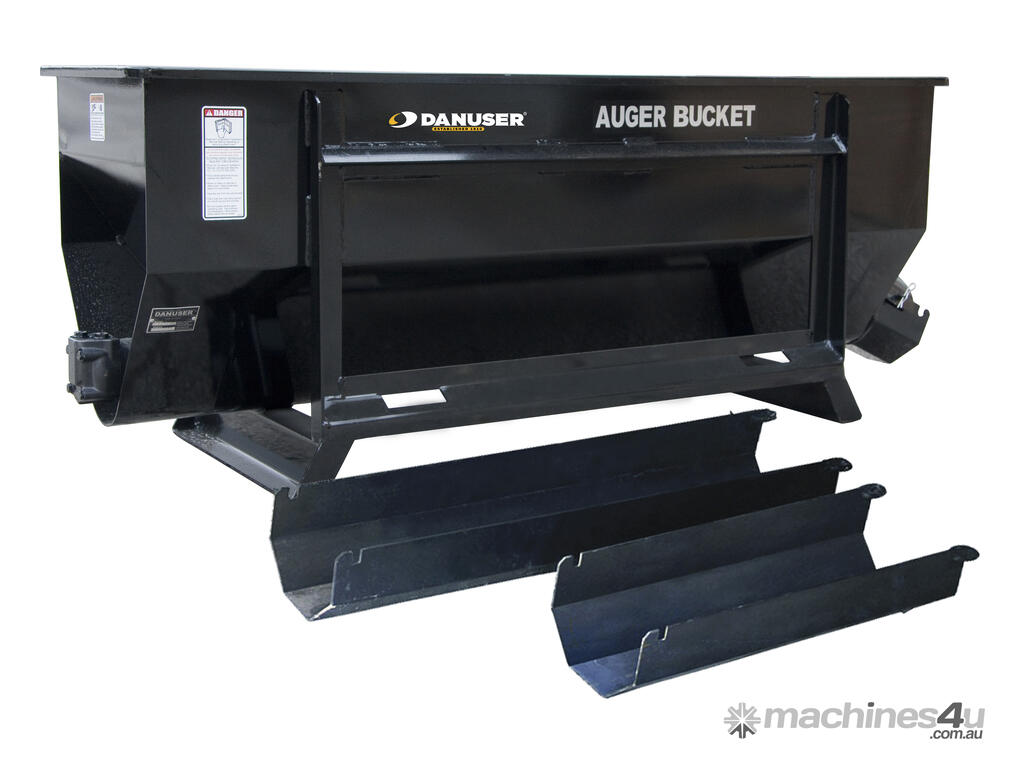 New 2021 Danuser Auger Bucket for Concrete Sand Gravel Asphalt Grain