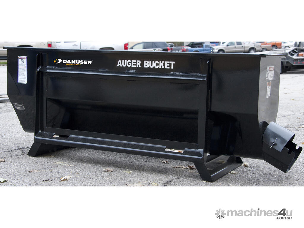 New 2021 Danuser Auger Bucket for Concrete Sand Gravel Asphalt Grain