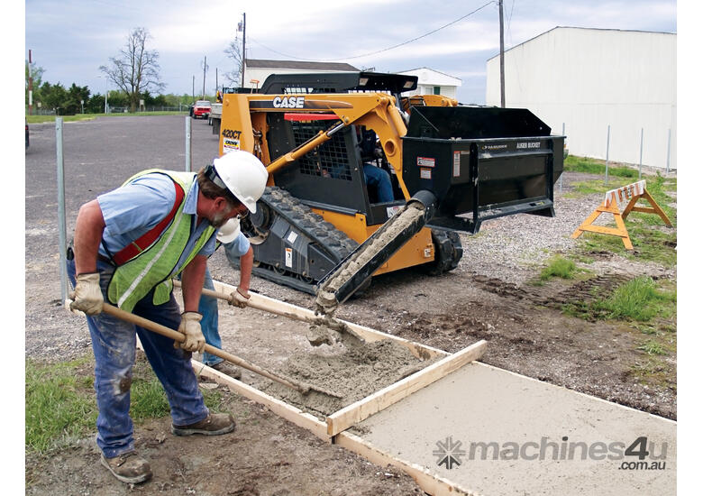 caption Auger Bucket for Concrete, Sand, Gravel, Asphalt, Grain, Feeds 0.4 to 0.6 cu.m $9650 to $10350