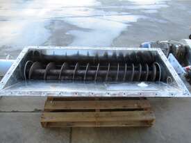 Trough Screw Conveyor, 250mm Dia x 2350mm L - picture1' - Click to enlarge