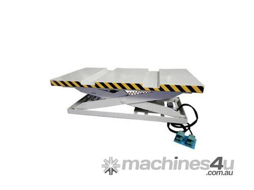 caption ToughCut Hydraulic In-Feed Lifting Table RSJ2412