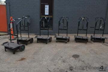 Trolley cart ESAB welder or plasma cutter originally had ESAB Mig Weld on it