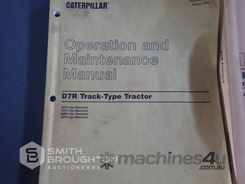 Used CATERPILLAR D7R PARTS OPERATION MAINTENANCE MANUALS Earthmoving ...