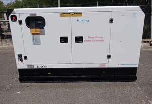 31.5KVA Isuzu Powered Silenced Diesel Generator 415V