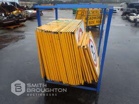 STILLAGE COMPRISING OF ROAD SIGNS - picture0' - Click to enlarge