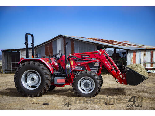 Mahindra 6075 4WD: Versatile Farm Workhorse with Front End Loader - Enhanced Efficiency