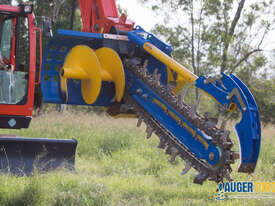 Trencher - Auger Torque MT900 with 150mm Combi Chain and Uni Hitch - picture0' - Click to enlarge