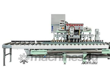 CMG V-GROOVE - In-line Mitre Machine with up to 4 blades