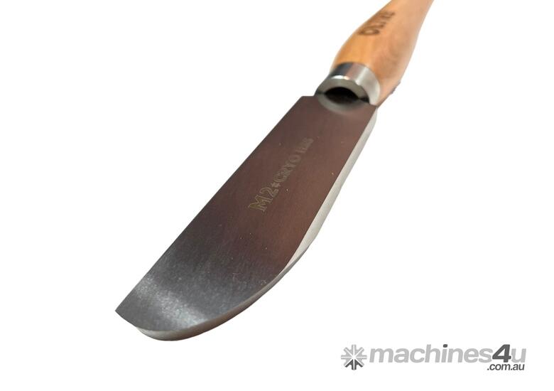 caption Oblique Round Scraper Woodturning Chisel Tool M2 CRYO HSS by Oltre