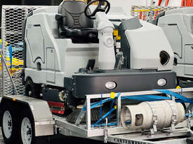 Nilfisk SC8000 1300 LPG Ride on Scrubber-Sweeper with Tilt Trailer - picture1' - Click to enlarge