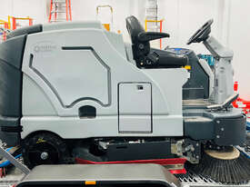 Nilfisk SC8000 1300 LPG Ride on Scrubber-Sweeper with Tilt Trailer - picture2' - Click to enlarge