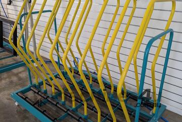 LUNA GPT Aluminium and PVC Glass Profile Trolley 300 KG - Made in Europe!