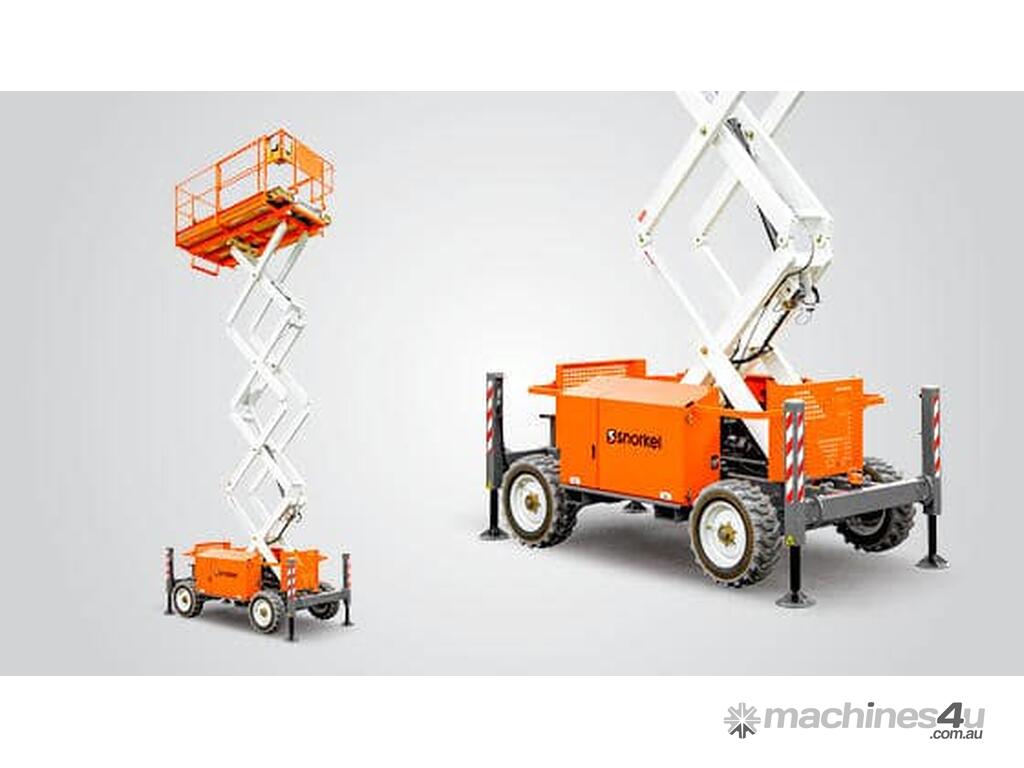 Hire snorkel S2255RT Rough Terrain Scissor Lift in NORTH PARRAMATTA, NSW