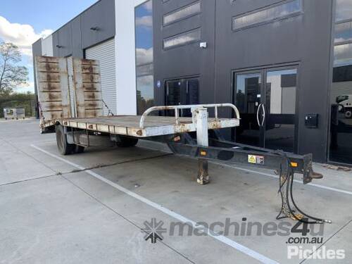 1999 Beavertail Trailers Australia Single Axle Beaver Tail Plant Trailer