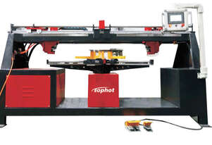 KLEEN -Double-head CNC round flange punch machine