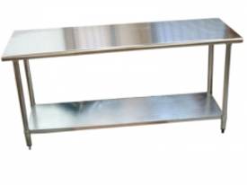 Brayco 2472 Flat Top Stainless Steel Bench(610mmWx - picture0' - Click to enlarge