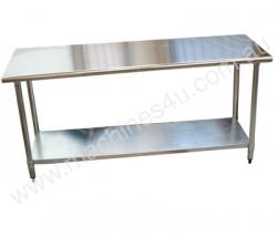 caption Brayco 2472 Flat Top Stainless Steel Bench(610mmWx