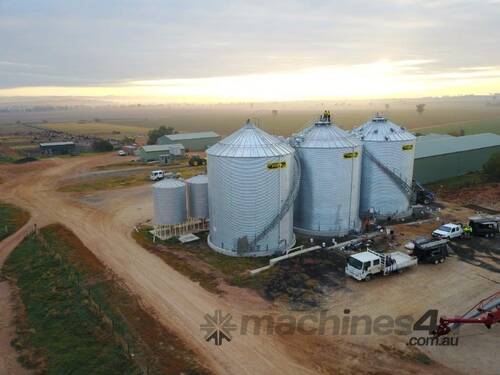 Commercial Flat Bottom Grain Silos