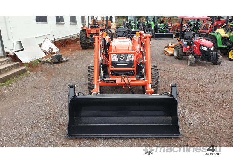 caption Kioti DK5810 HST Tractor With 4in1 Bucket