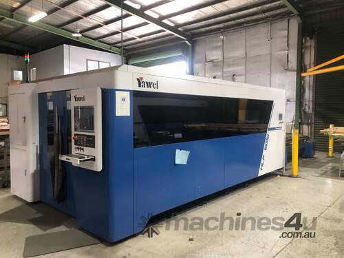 2019 Model Yawei HLF-1530 3kW Fiber Laser. Fully operational. Selling as 12kW Yawei coming soon!