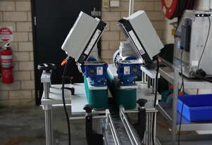 PACKSERV Trolley Mounted Take Off Transfer Belts * variable speed control *